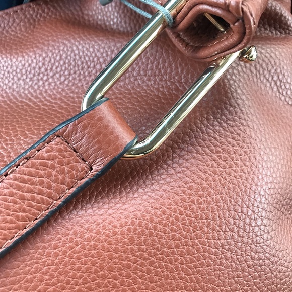 Vince Camuto Shae Leather Hobo Pinecone Bag NWT - Picture 7 of 8